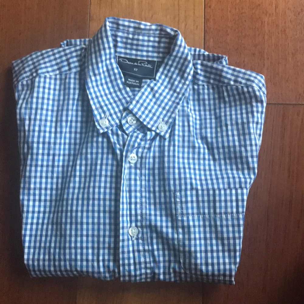 EUC Oscar de la Renta boys’ button down shirt